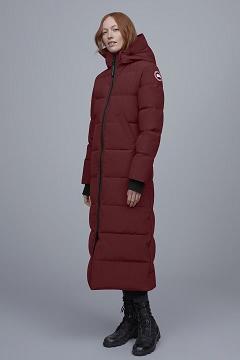 Chamarras Canada Goose Mujer Mexico - Mystique Abrigos Rojos Oscuro XQ0489537